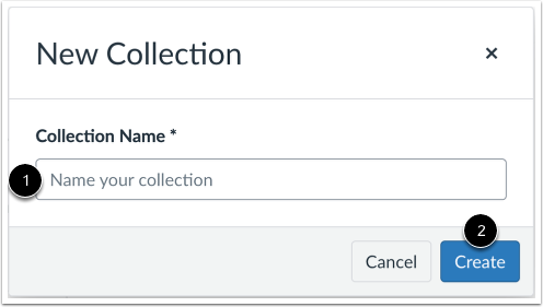 Create New Collection