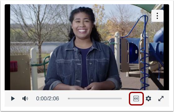View Media with Captions