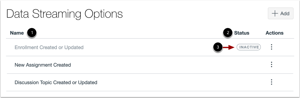 View Data Streaming Options