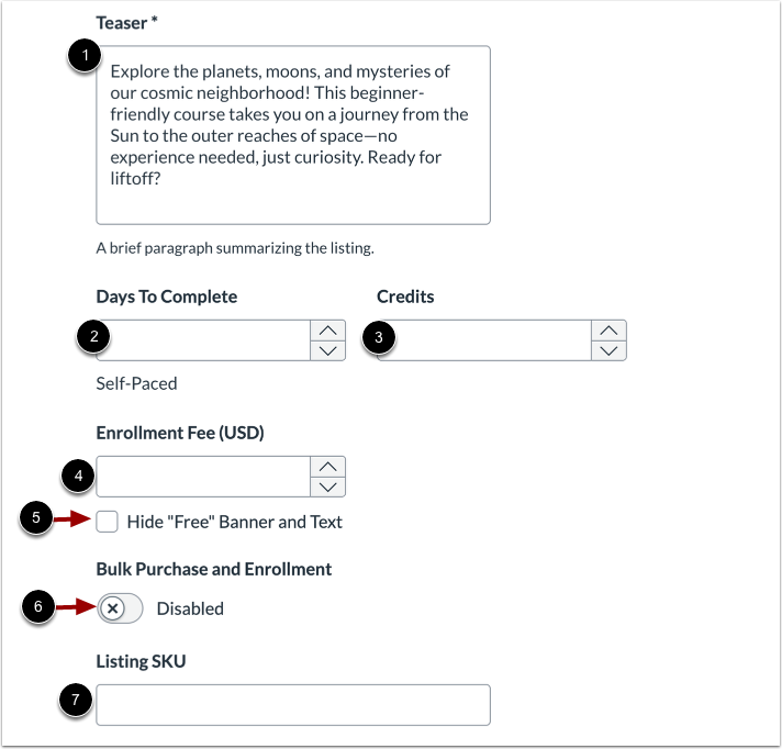 Add Course Card Details
