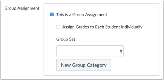 Create Group Assignment
