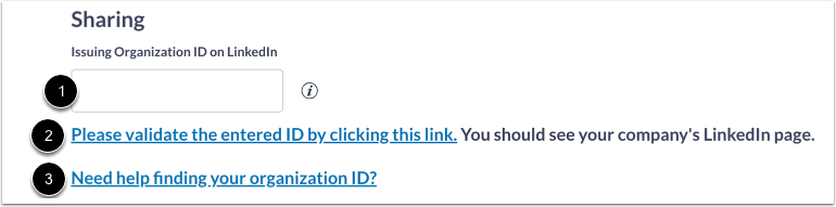 Enter Organization ID