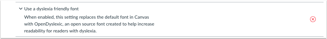 Use a dyslexia friendly font