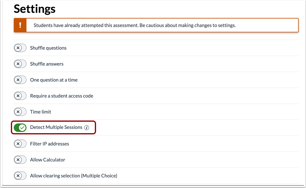Detect Multiple Sessions