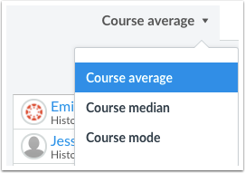 View Course Statistics