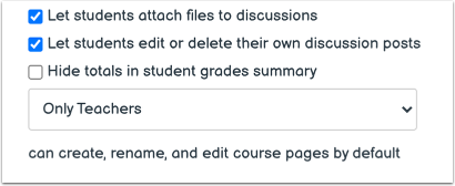 View Additional Settings