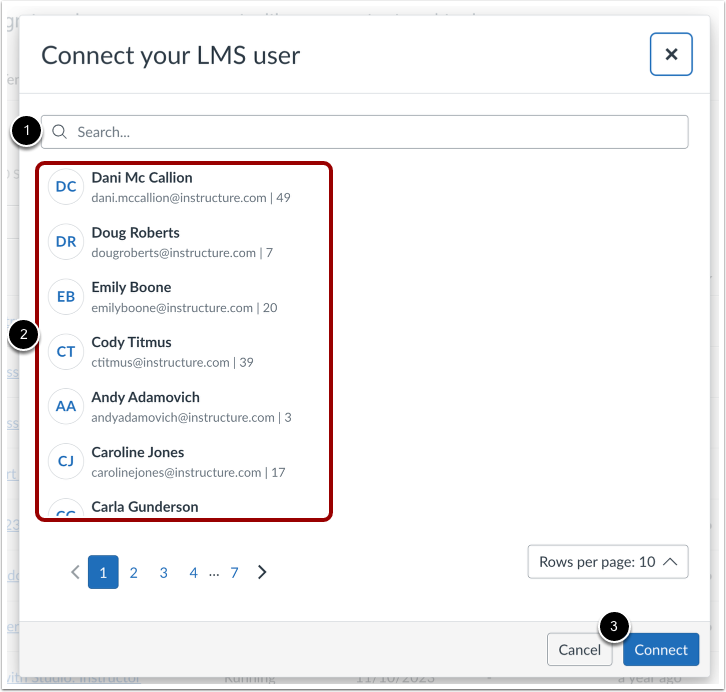 Connect Your LMS User