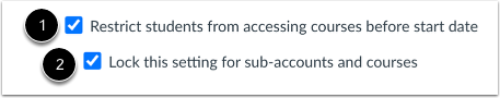 Restrict Students Before Start Date