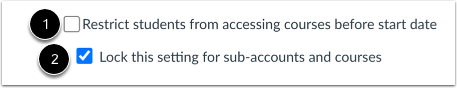 Allow Student Access Before Start Date