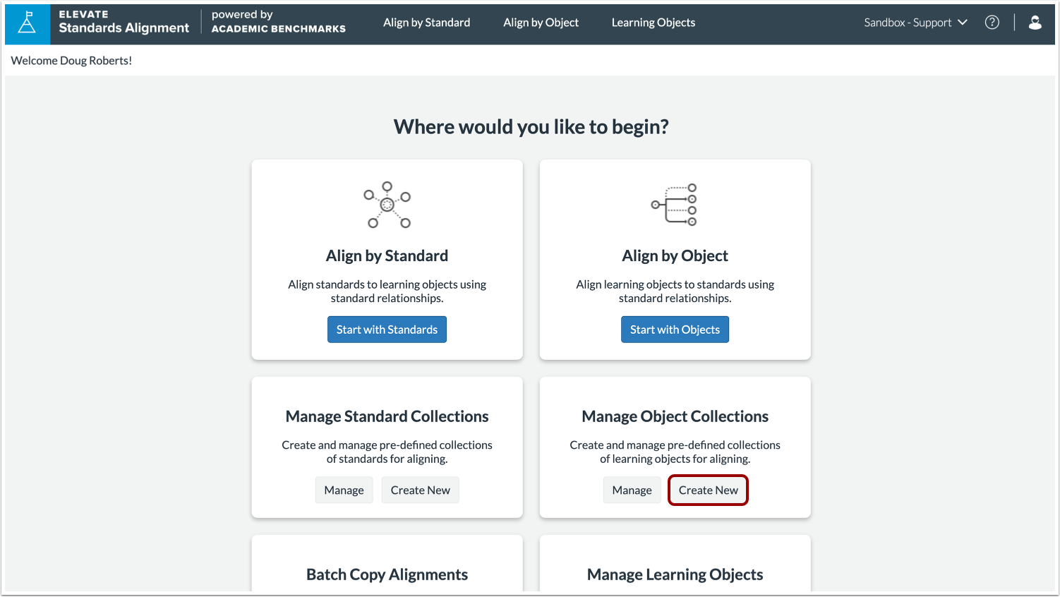Create New Collection