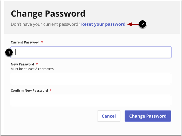 Change Your Canvas Badges/Credentials Password