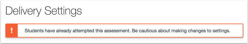 View Warning Message