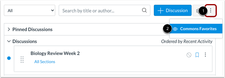 Open Commons Favorites