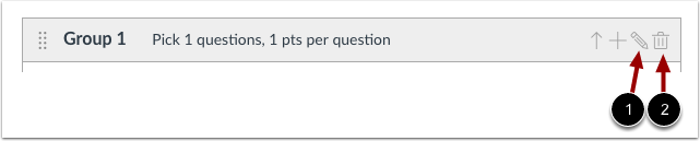 Modify Question Group