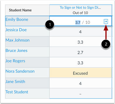 Open Grade Detail Tray