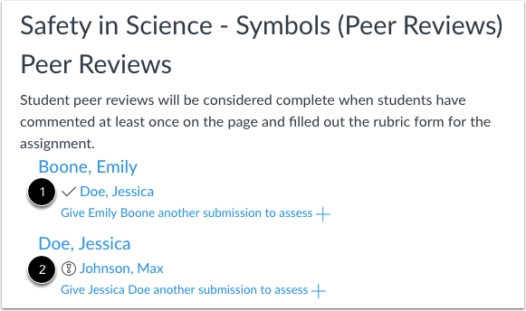 View Assigned Peer Reviews