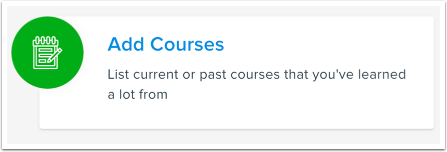 Add Courses