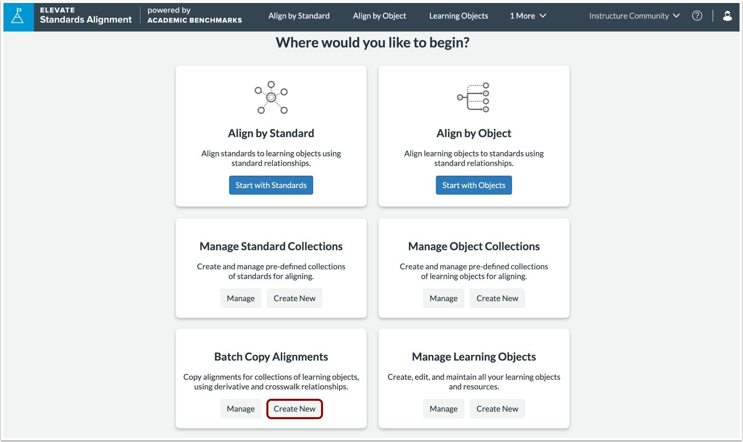 Create New Batch Copy Alignments