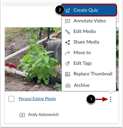 Create Quiz