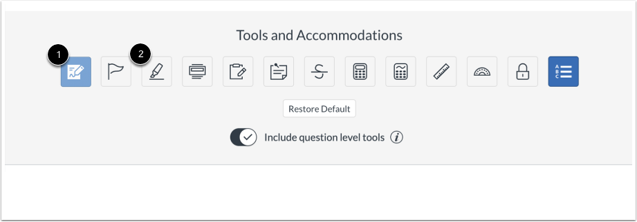 View Tools and Accommodations