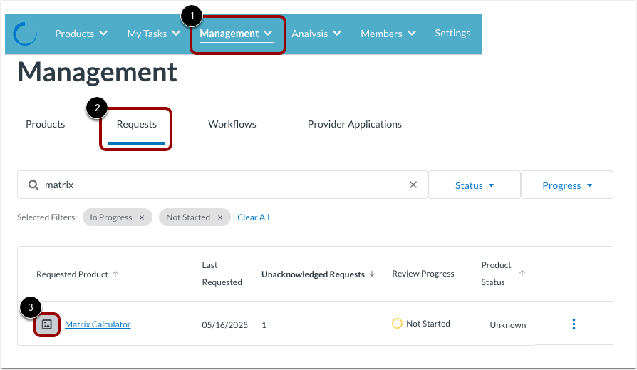 View Custom Product Request Logo