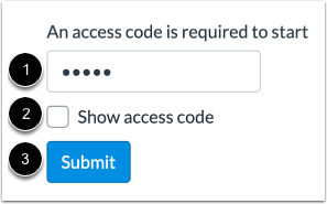 Enter Access Code
