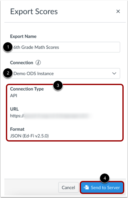 Confirm Export Details