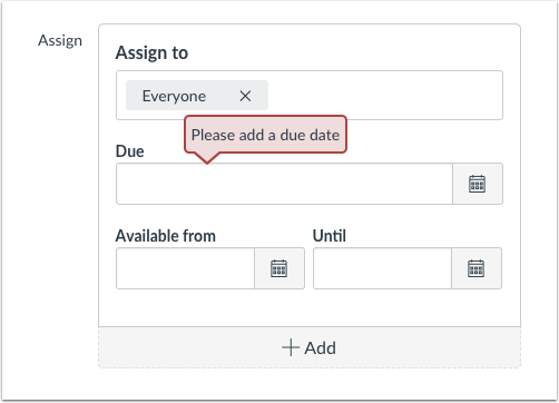 View Assignment Errors