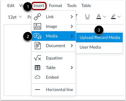 Record Media from Menubar