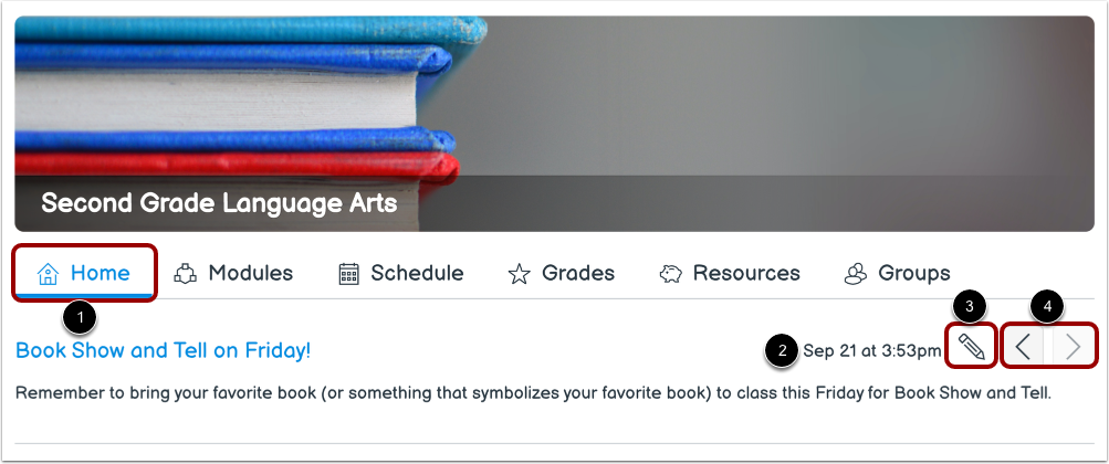 View Subject Announcement