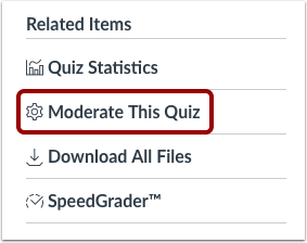 Moderate this Quiz