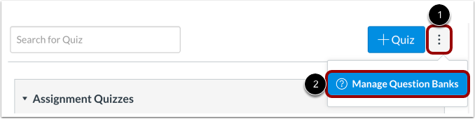 Manage Question Banks
