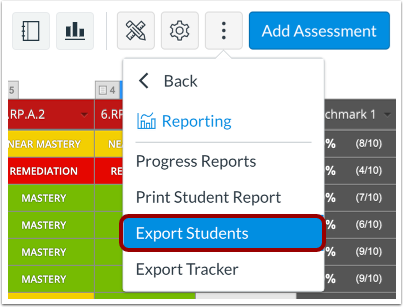 Open Export Students