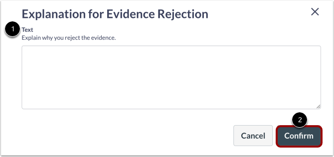 Reject Evidence
