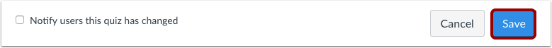 Save Quiz