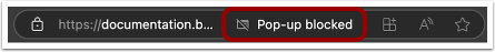 View Blocked Pop-ups in Microsoft Edge