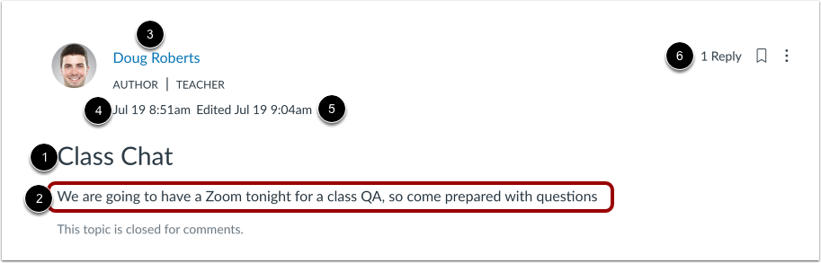 View Announcement Details