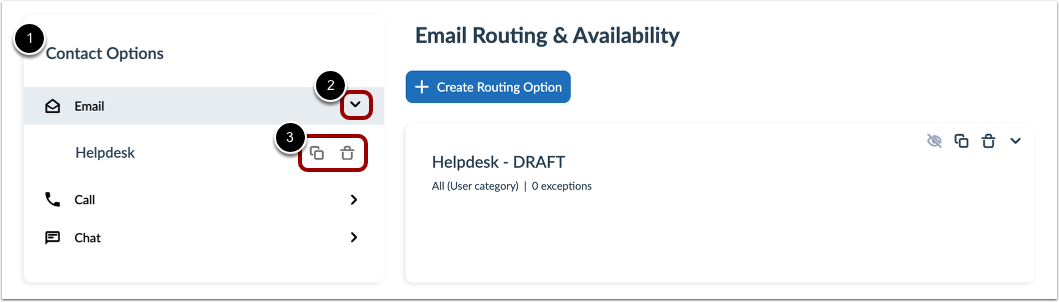 Expand Contact Option