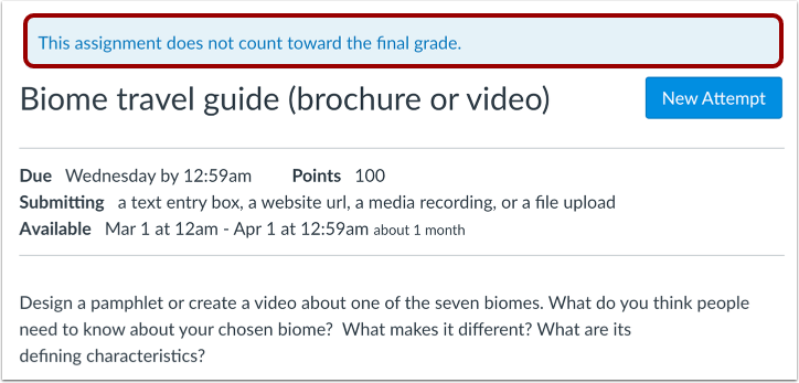 View Final Grade Notice
