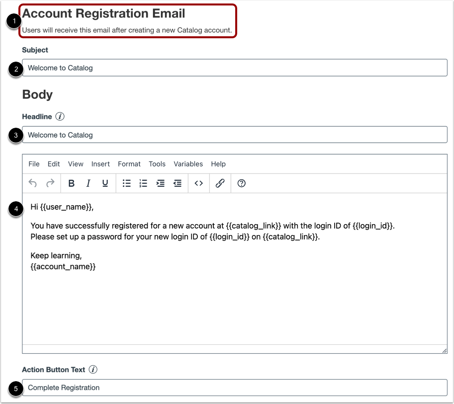Create Email Template