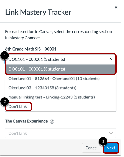 Link Mastery Tracker