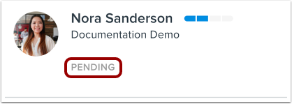 View Pending Request