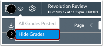 Hide Grades