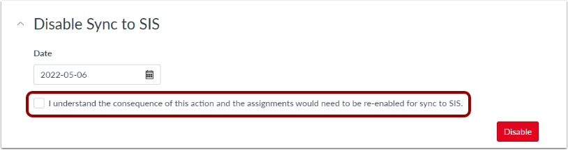 Confirm Consequences