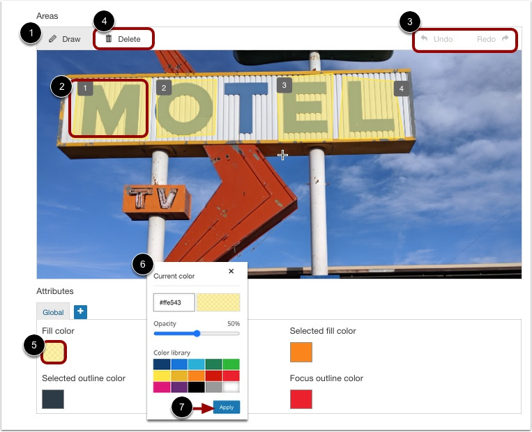 Draw Selection Areas