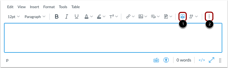 Open Studio in Rich Content Editor