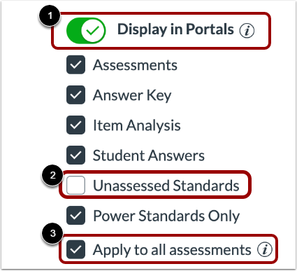 Manage Portal Displays