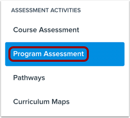 View Program Assessments