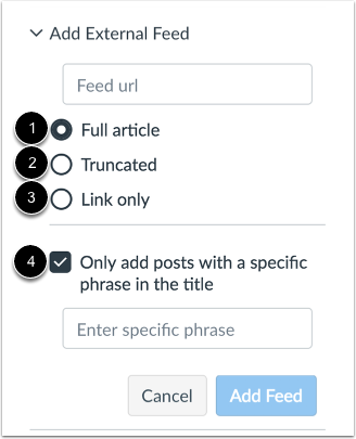 Select Content to Post