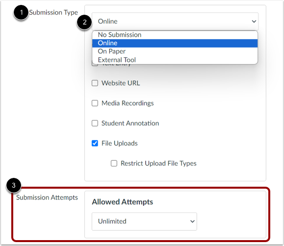 Select Submission Attempts